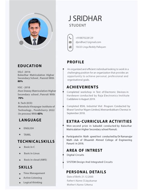Image result for Resume Juniour Java Developer