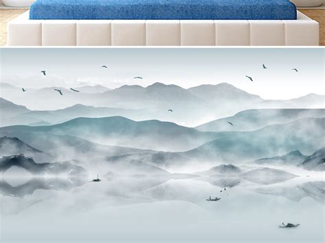 新中式山水插画图片下载-正版图片401533815-摄图网