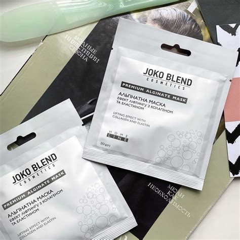 Альгінатна маска ефект ліфтингу з колагеном і еластином Joko Blend 20 г ...