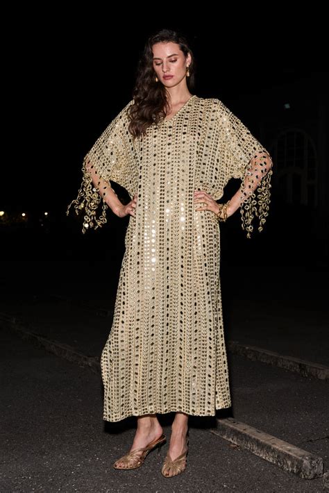 Dash and Dot - MIRROR EMBROIDERED KAFTAN DRESS | Online Store – dash ...