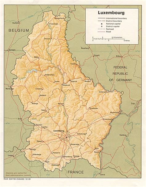 Large Luxembourg Maps for Free Download and Print | High-Resolution and Detailed Maps