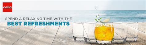 Buy CELLO Amphio Glass Set, 265ml| Set of 6 Clear Glasses| Transparent ...