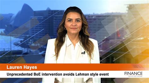 Unprecedented Bank of England intervention avoids Lehman style event ...