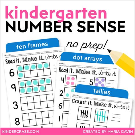 Number Sense Math Activities at Carolyn Wilson blog