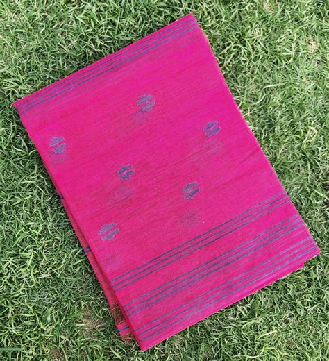 Handloom Jamdani Dupatta Pink dupatta – VIVARANG