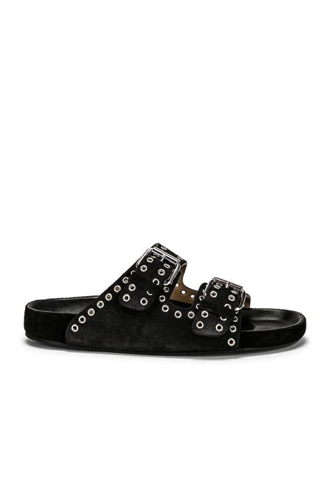 Isabel Marant Lennyo Sandal in Black | REVOLVE