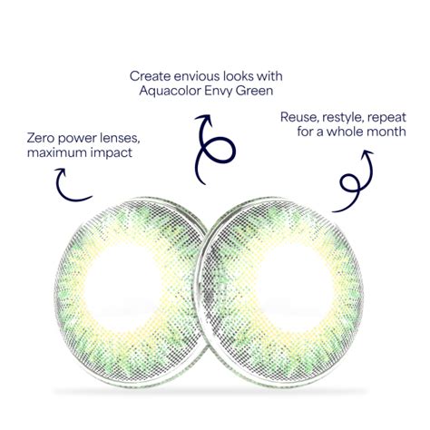 Aquacolor Envy Green Premium Zero Power Monthly