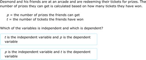IXL - Identify independent and dependent variables (Class XI maths ...