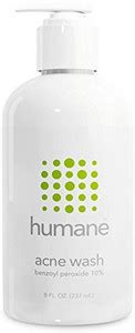 Humane Benzoyl Peroxide 10% Acne Treatment Body & Face Wash - Price in ...