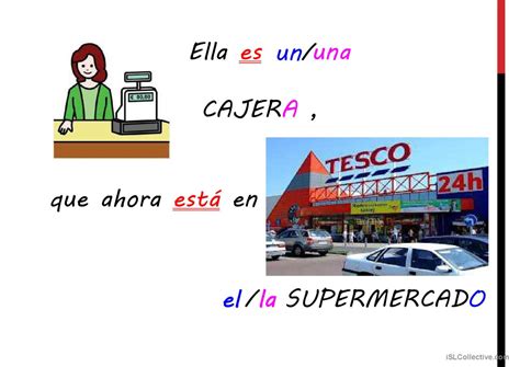 Gente y Lugares: English ESL powerpoints