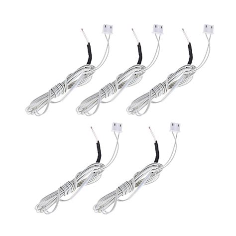 Anet 5pcs Thermistor, NTC 3950 100K ohm Thermistor for RepRap 3D ...