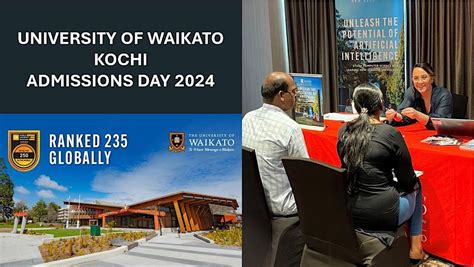 University of Waikato Kochi Admissions Day, 1 Oct 2024, Kochi Marriott ...