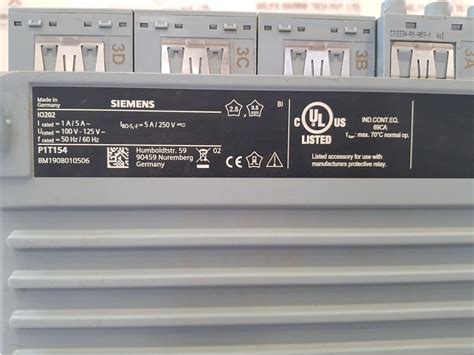 Siemens Siprotec Io202 Protect Relay – Aeliya Marine Tech