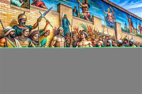 Street art mural depicting the atrocities committed by Spanish ...