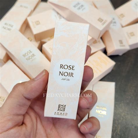 Ahmed Al Maghribi Rose Noir Eau De Parfum For Women Vial 2ml(Pack of 1 ...