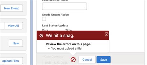 In Salesforce How to Create a Error Message 的图像结果