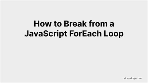 Foreach Loop JavaScript 的图像结果