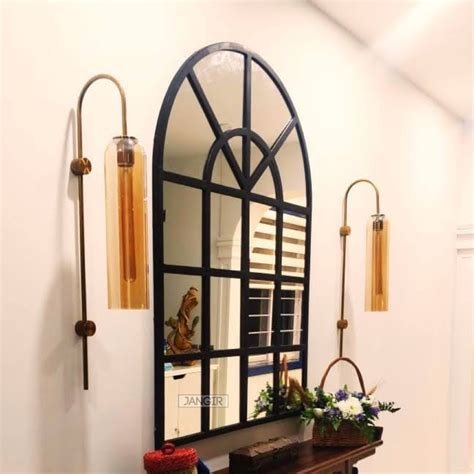 Arched Wall Mirror: Window Style| Wall Mirror for Entryway or hallway