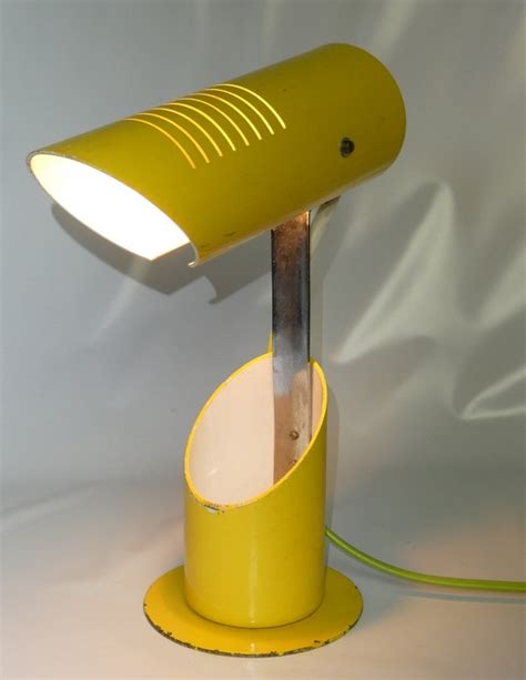 Yellow desk lamp by Szarvasi, 1970s | #225161