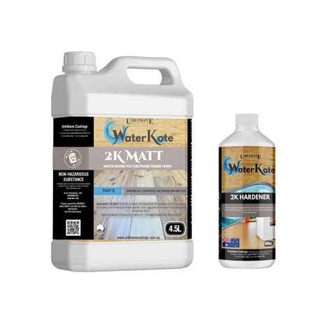 Urethane WaterKote 2K Matt with Hardener 5L Kit - Alex Lind Flooring ...