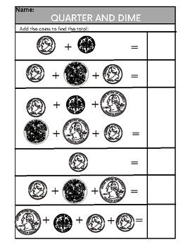 Coin Math Sheet 的图像结果