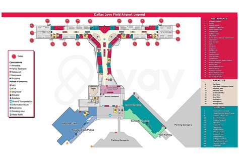 Dallas Love Field Layout