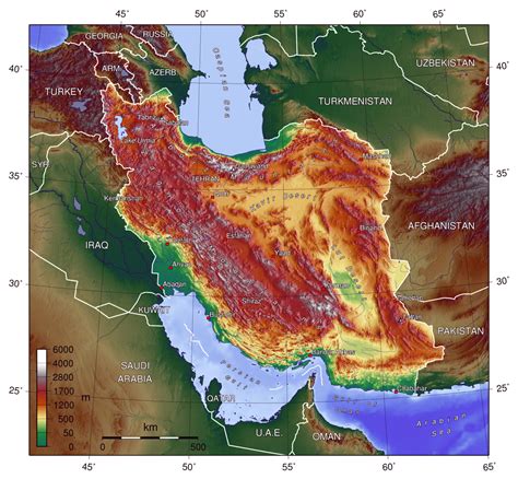 Maps of Iran | Detailed map of Iran in English | Tourist map of Iran | Road map of Iran ...
