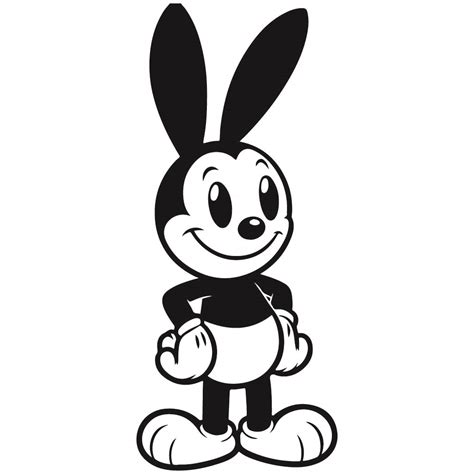 Black And White Oswald The Lucky Rabbit Funko Pop! Cartoon Animation: