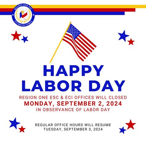 Region One Education Service Center on LinkedIn: In observance of Labor ...