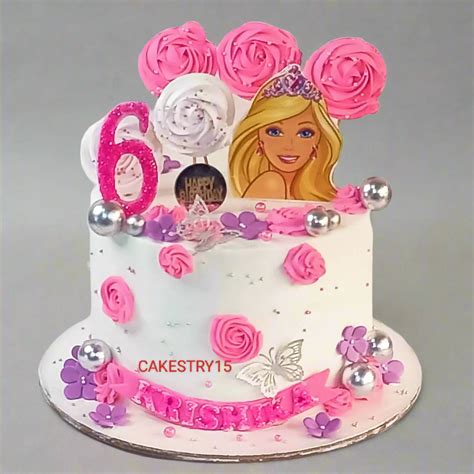 Fit for a Princess: 2kg Barbie Rosette Birthday Cake – CAKESTRY15