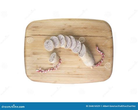 Bull, Traditional Spanish Cooked Sausage. Stock Image - Image of offal ...