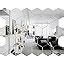 Buy Wall1ders - Hexagon-Silver (Pack of 28) 3D Acrylic Mirror Wall ...
