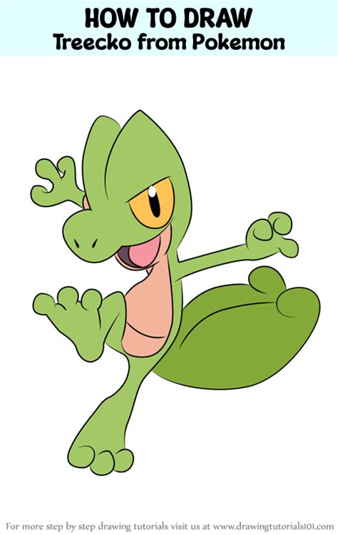 Image result for How to Draw Pokemon Treecko