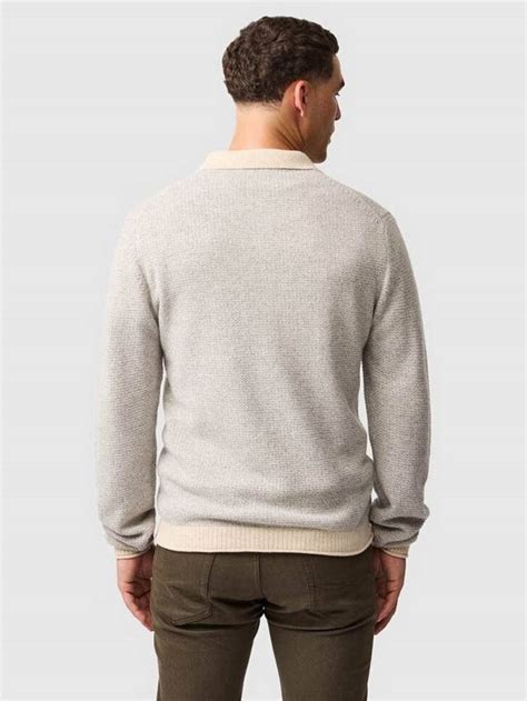 Rodd & Gunn Marlin Cotton Wool Polo Collar Jumper