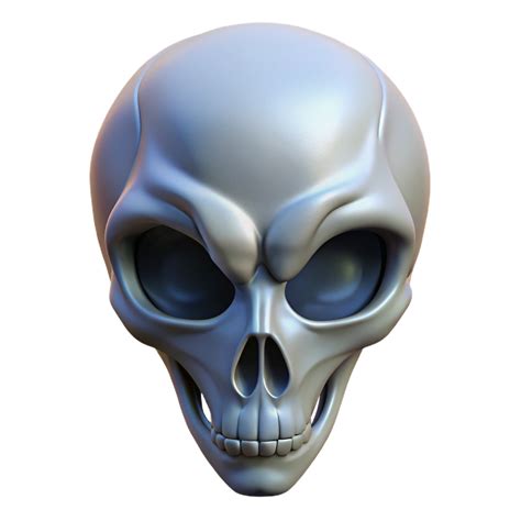 Image result for Alien Skull PNG