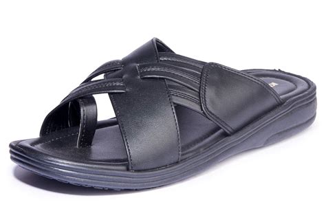 Khadim's Synthetic PVC Sole Black Solid Sandal for Men : Amazon.in: Fashion