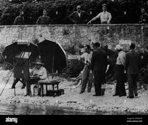 Italy in painting Black and White Stock Photos & Images - Alamy