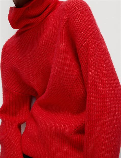 Buy Ribbed Roll Neck Jumper at Marks & Spencer