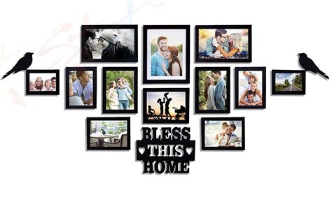 Art Street - Bless This Home Set Of 12 Individual Photo Frame Frames ...