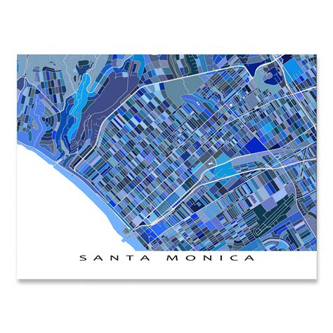Santa Monica California Map Santa Monica California Zip Code Maps