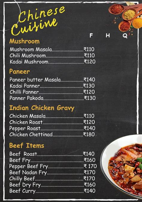 Menu at Ikku Bhai's Restaurant Chavakkad, Chavakkad