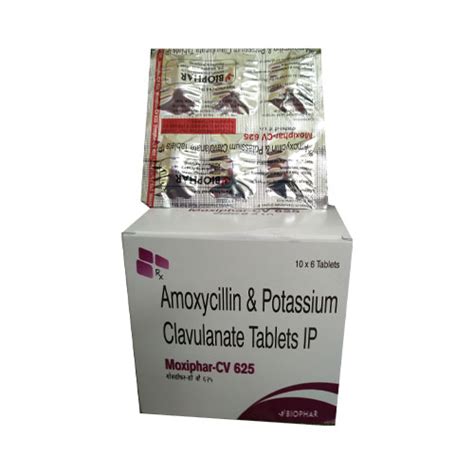MOXIPHAR- CV - 625 TABLETS BIOPHAR LIFESCIENCES PVT LTD