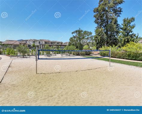 Sand Volleyball Court at a Community Park in Escondido, San Diego ...