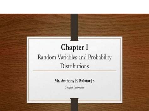 Random Variables and Probability Distribution 的图像结果