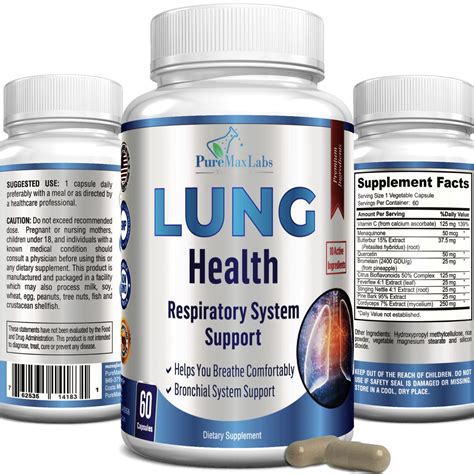YUMMYVITE Lung Support Supplement - Cleanse, Detox & Improve Lung Health - 60 Capsules | Buy Now ...