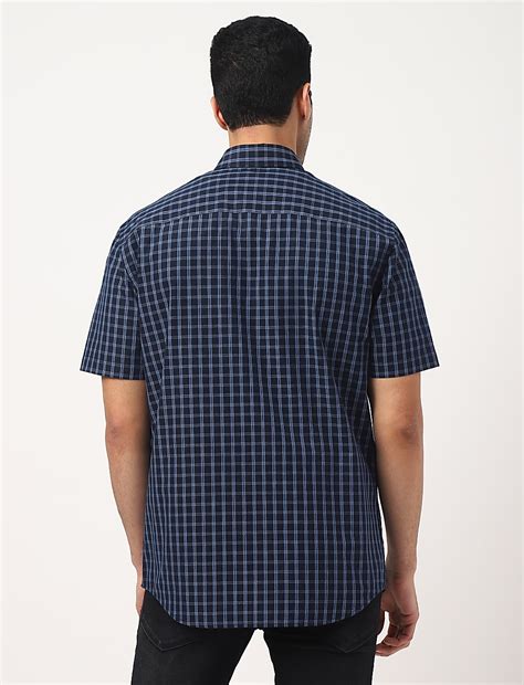 Buy Pure Cotton Checks Button-down Collar Shirt at Marks & Spencer