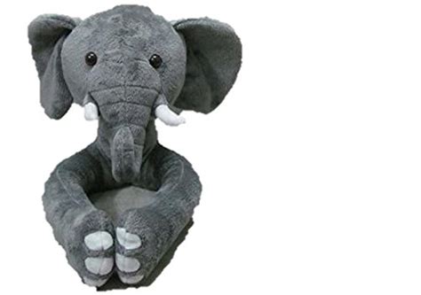 Buy Nick Nack Curtain Holders Elephant 10" Soft Stuffed Toys In Grey ...