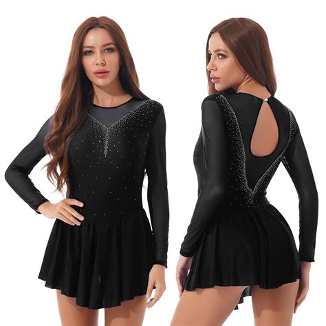 Black Figure Skating Dresses