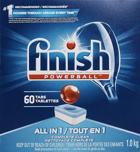 Amazon.com: Finish All-in-One Dishwasher Detergent Powerball Tablets ...