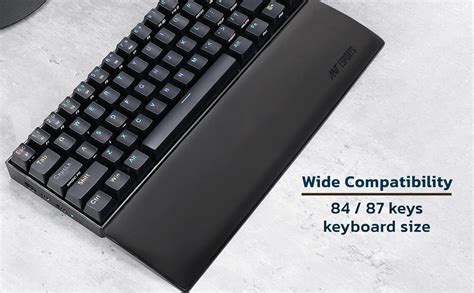 Ant Esports Tenkeyless Keyboard Wrist Rest Pad -14.3"- Memory Foam Palm ...
